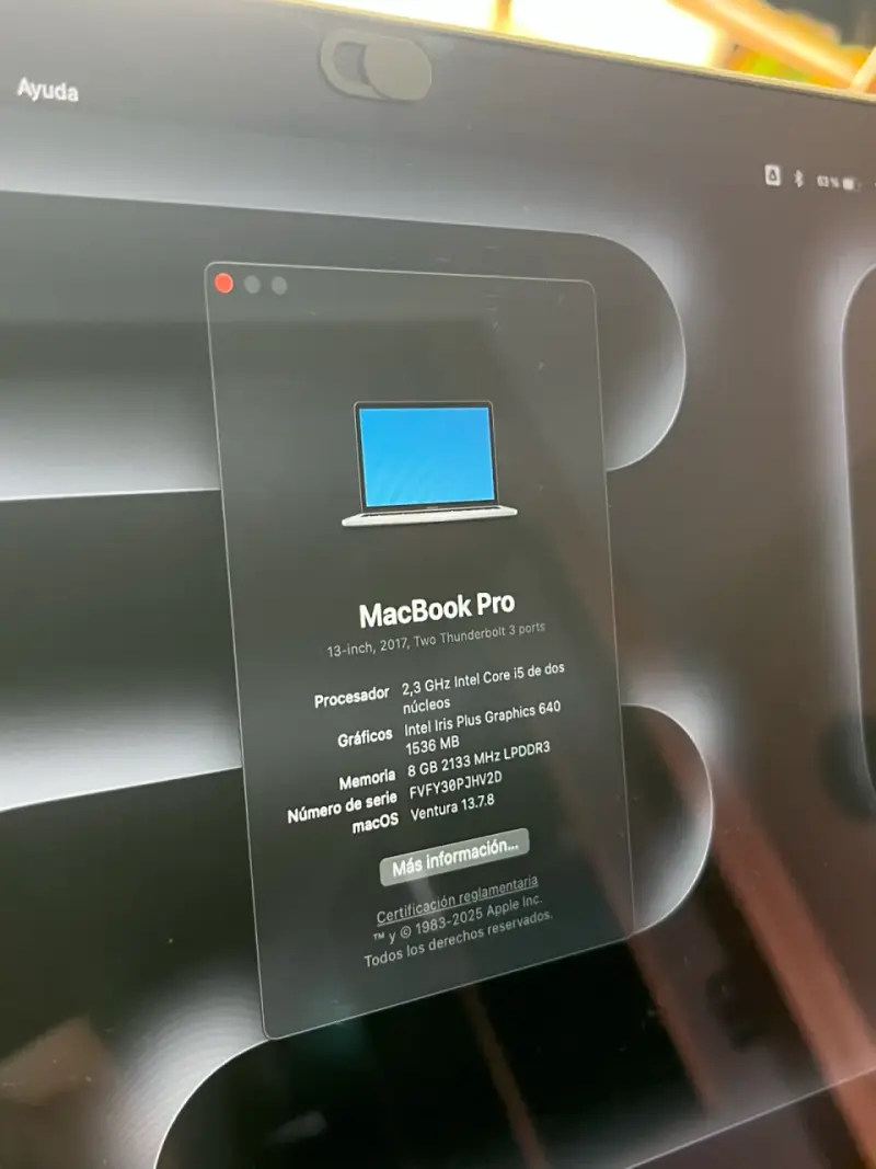 MacBook Pro 13’ 2017 en excelente estado - 3