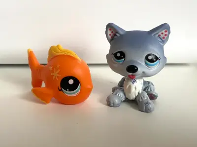 Littlest Pet Shop Pez y Lobo - miniatura 1