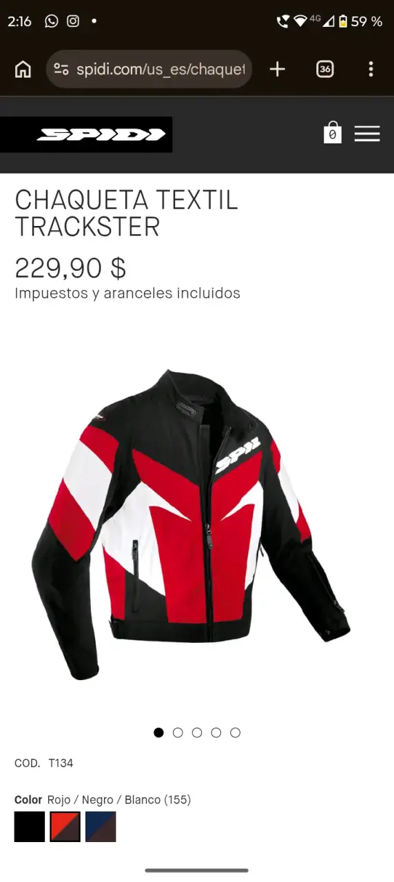 Chaqueta de Moto Spidi Trackster. 🏍️ - 6