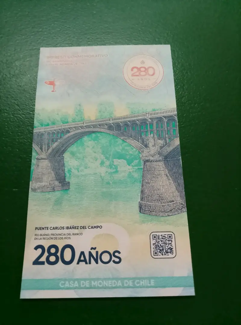 Billete conmemorativo 280 años Mujeres Valiosas - 2