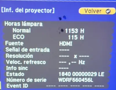 ¡Proyector Epson PowerLite S31 en Excelente Estado - miniatura 4