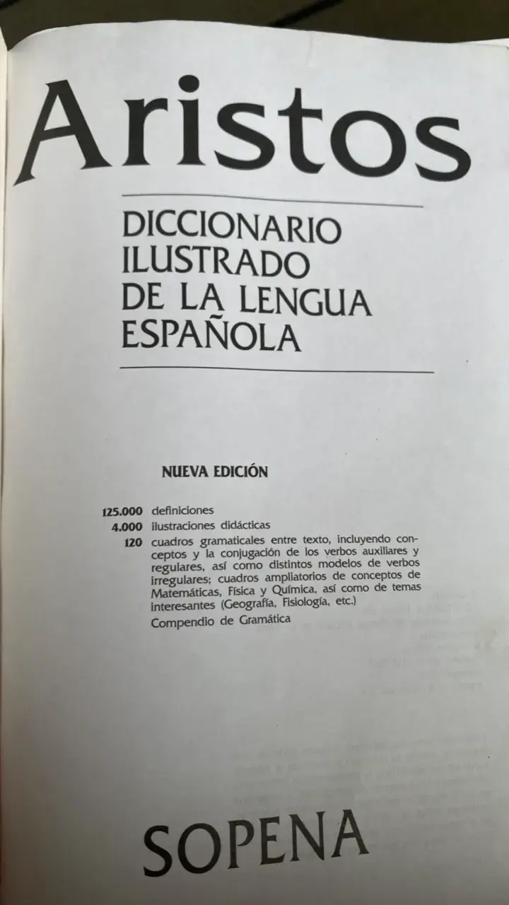 Diccionario Ilustrado de la Lengua Española Sopena - 5