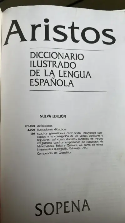 Diccionario Ilustrado de la Lengua Española Sopena - miniatura 5