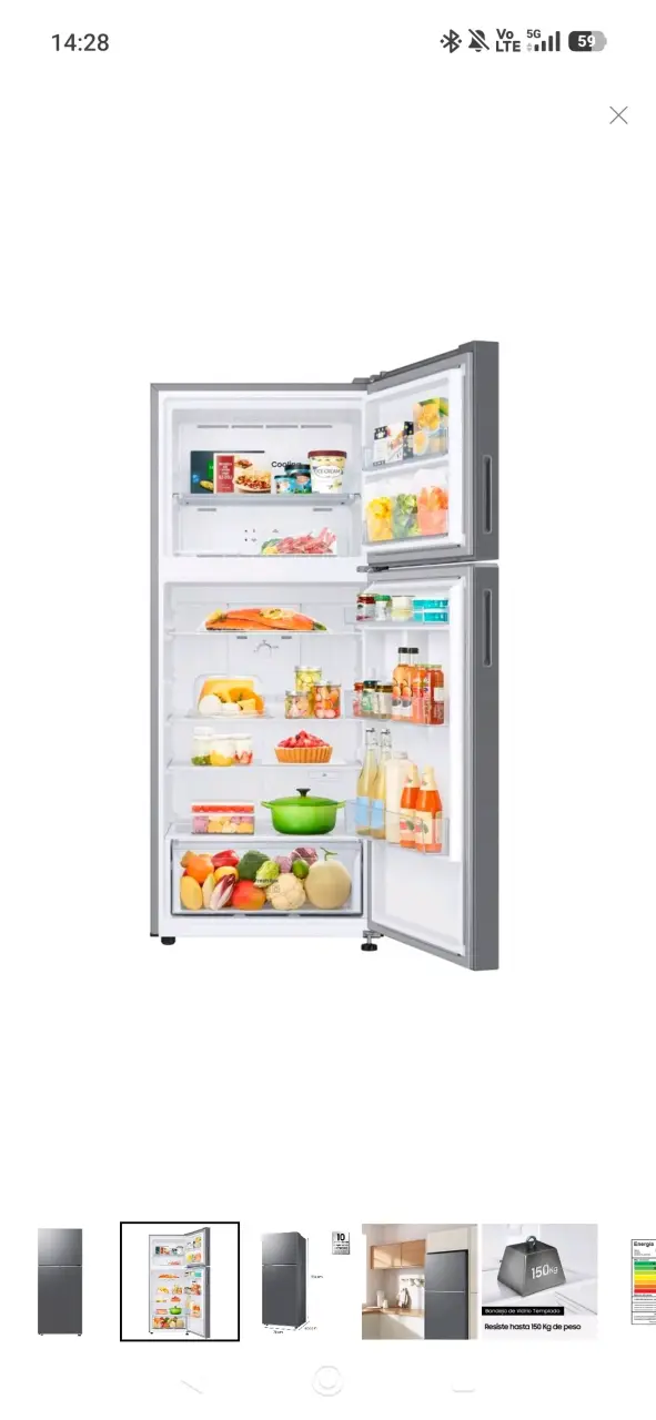 Refrigerador de dos puertas con compresor digital - 2