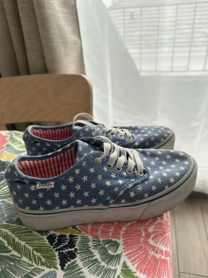 Zapatillas Vans de lona con estrellas - 1