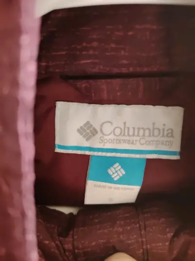 Parka impermeable burdeos para mujer - miniatura 3