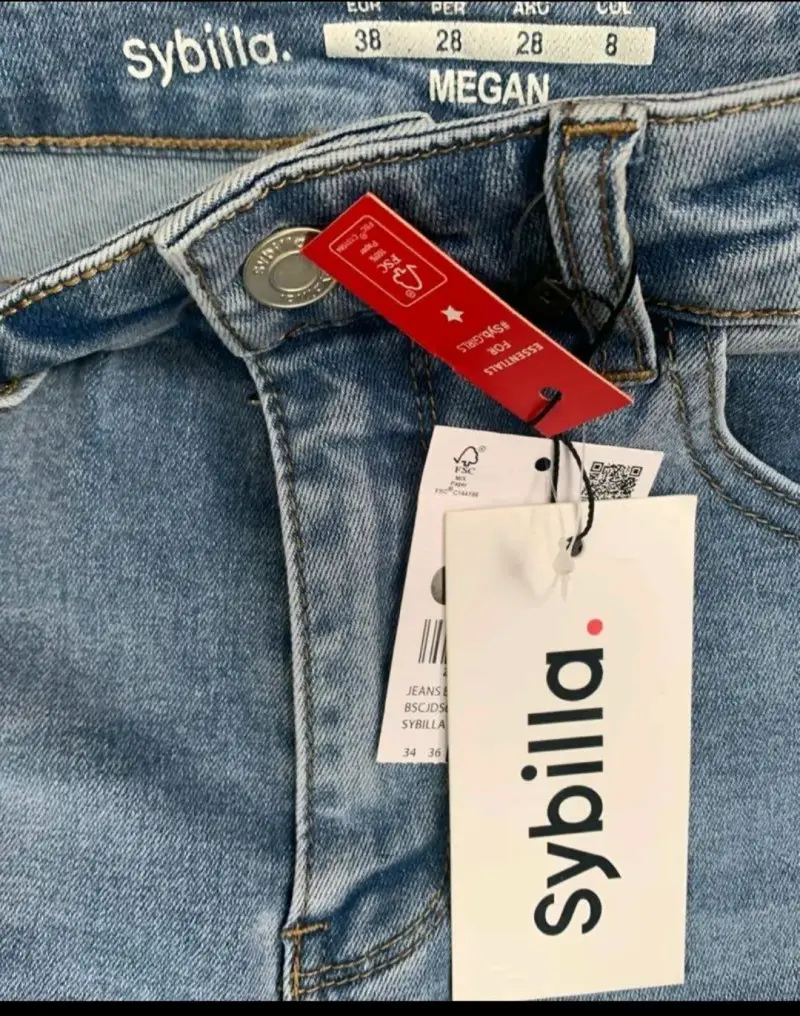 Jeans azul claro Sybilla para mujer - 2