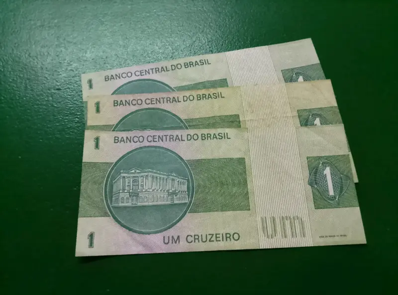 Billetes antiguos de un Cruzeiro brasileño - 2
