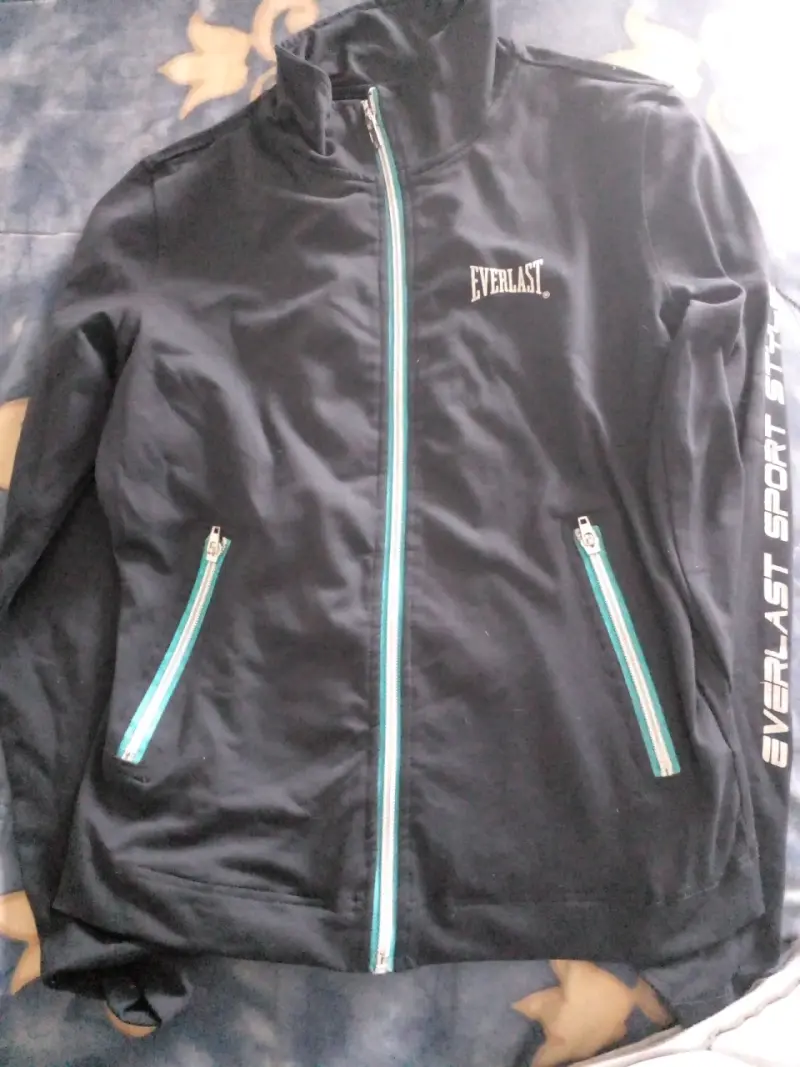 Chaqueta deportiva Everlast azul marino con cierre - 2