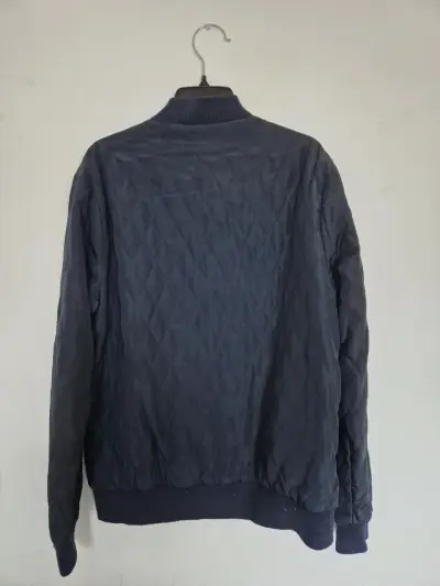 Chaqueta bomber azul para hombre - miniatura 2