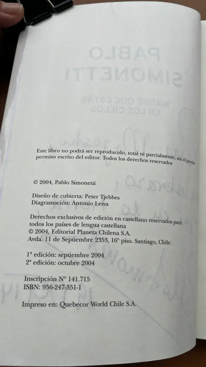 Libro 'Madre Que Estás en los Cielos' de Pablo Simonetti - 3