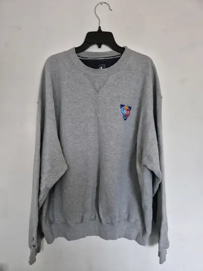Polerón gris Champion con logo bordado - miniatura 1