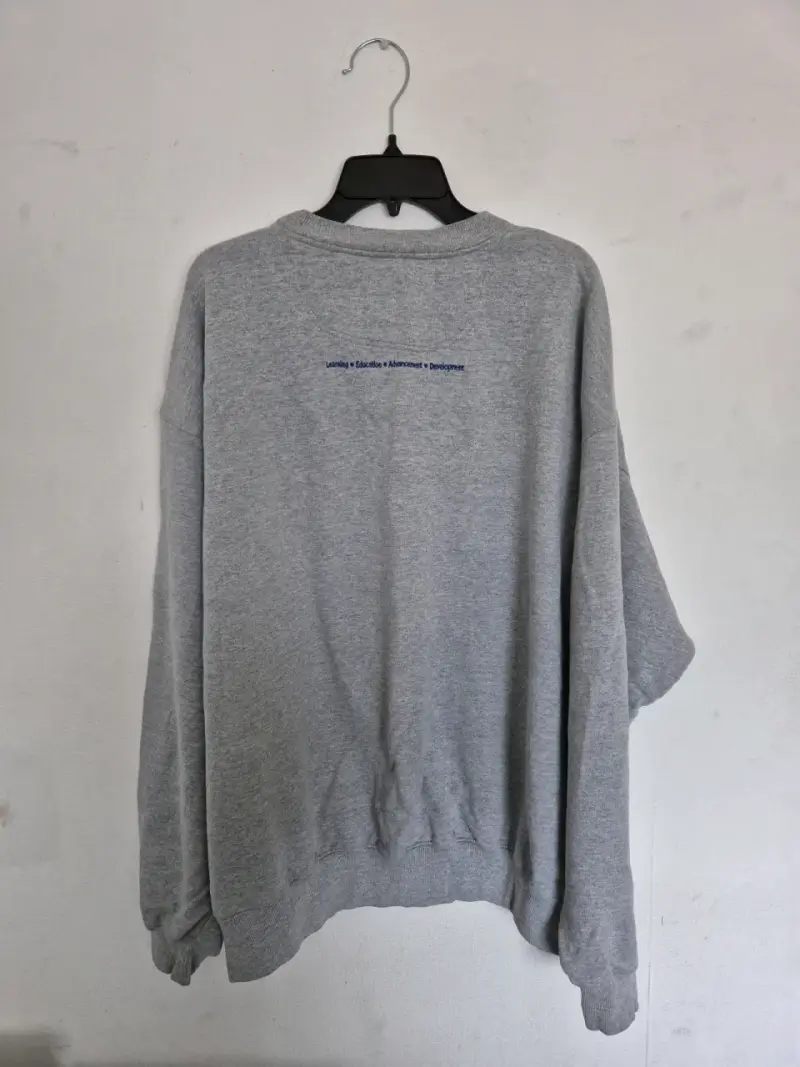 Polerón gris Champion con logo bordado - 2