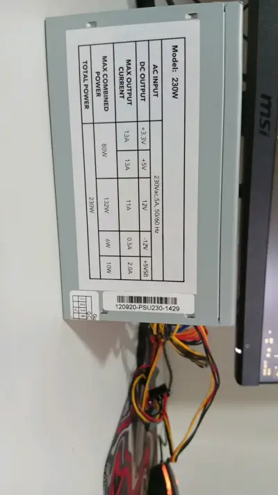 Fuente de poder 230W para PC de escritorio - miniatura 1