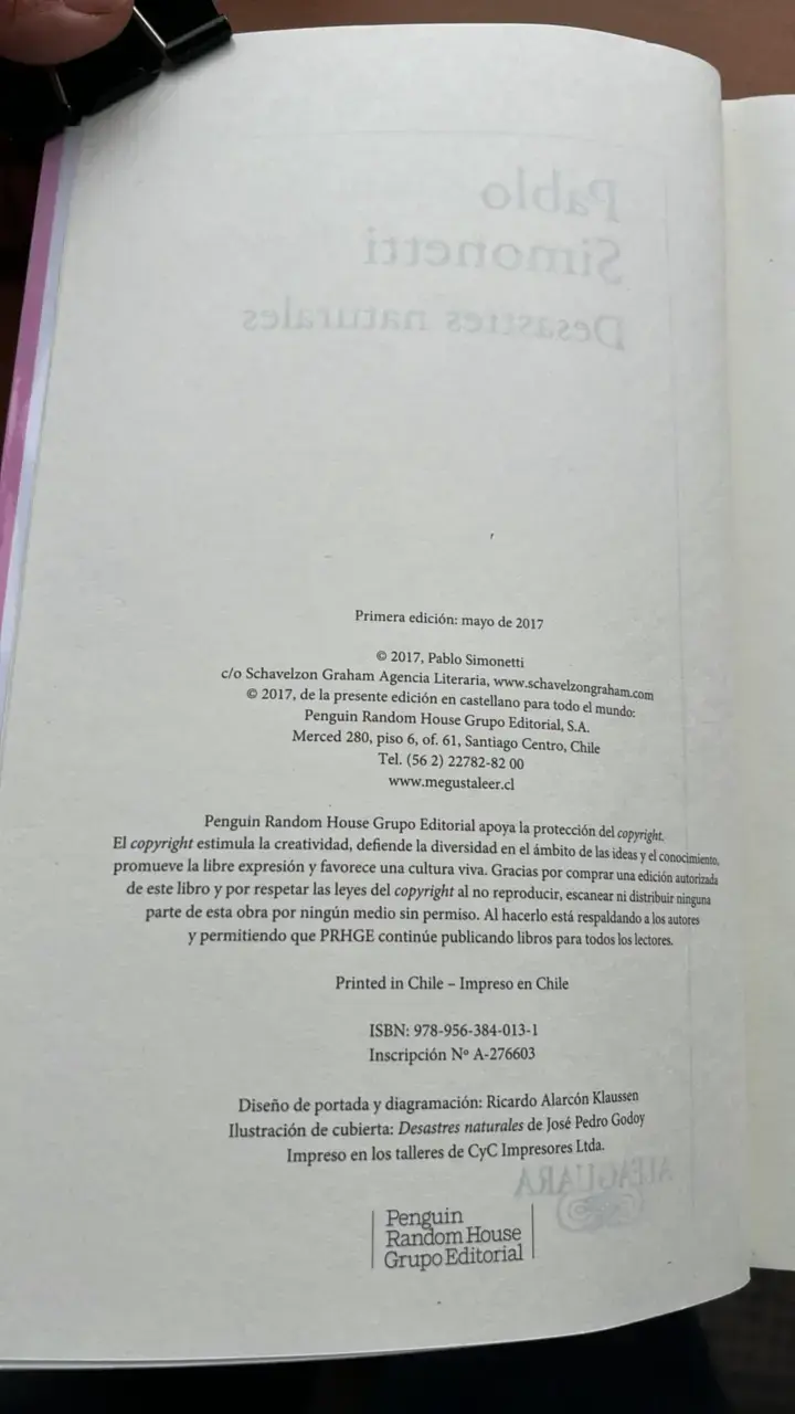Libro 'Desastres Naturales' de Pablo Simonetti - 3