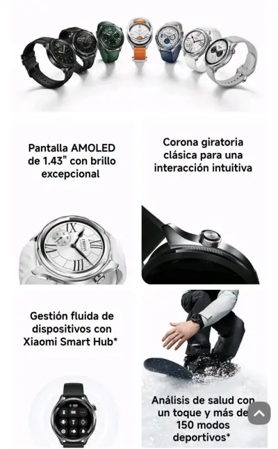 Reloj inteligente xiaomi Watch s4 Classic - miniatura 5