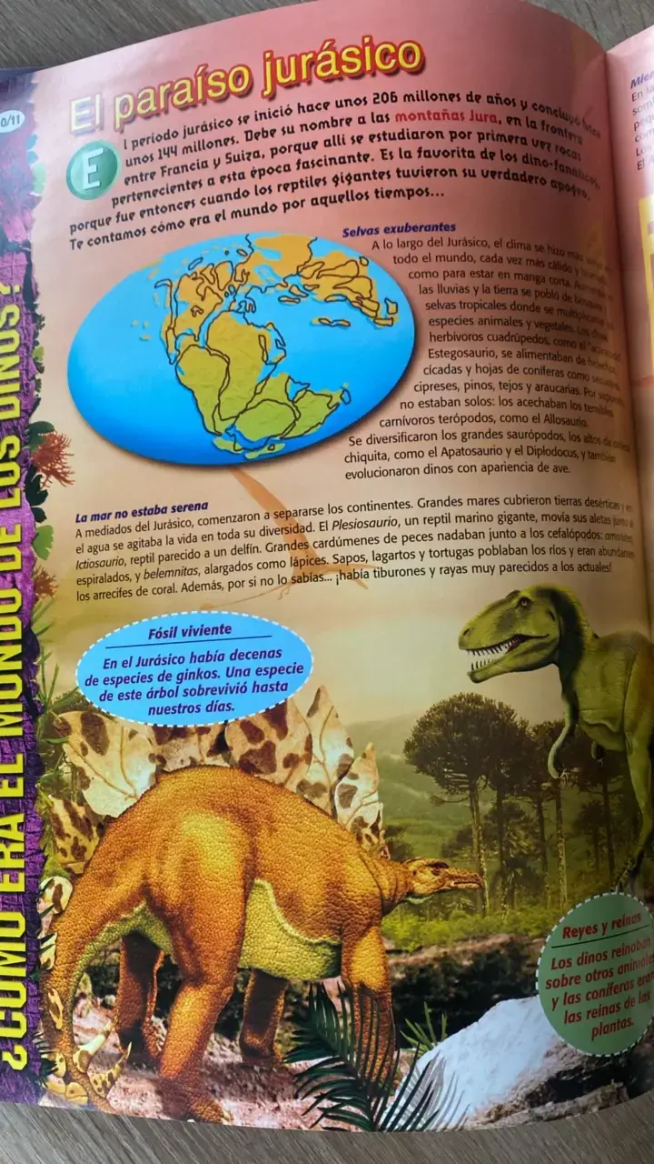 Libro ilustrado 'Dinosaurios Jurásicos' para niños - 4