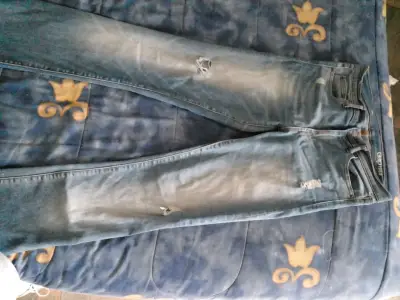 Jeans para hombre de mezclilla azul - miniatura 1