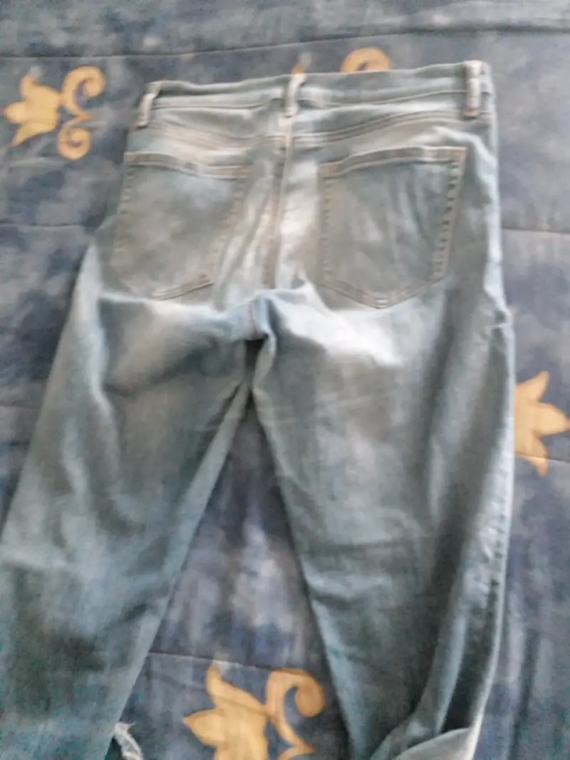Jeans para hombre de mezclilla azul - 3