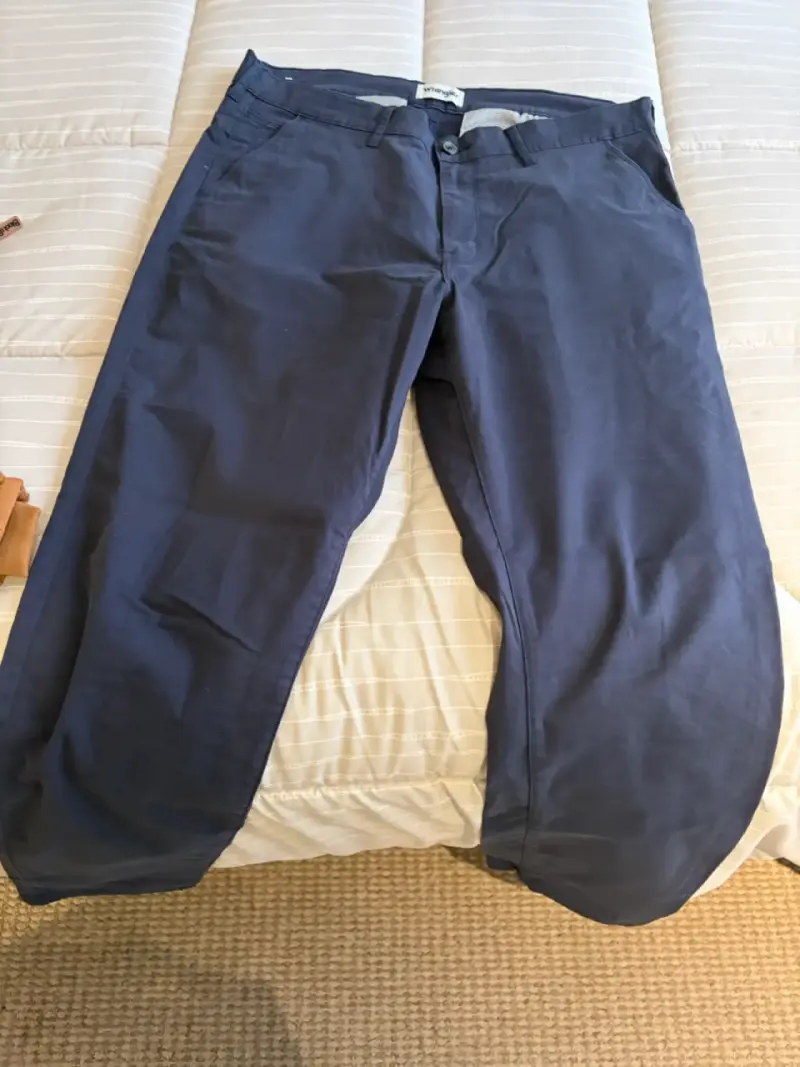 Pantalones Wrangler azul marino para hombre - 2