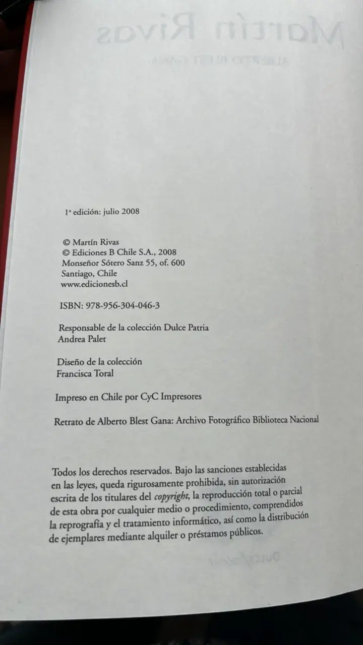 Libro Martín Rivas de Alberto Blest Gana - 3