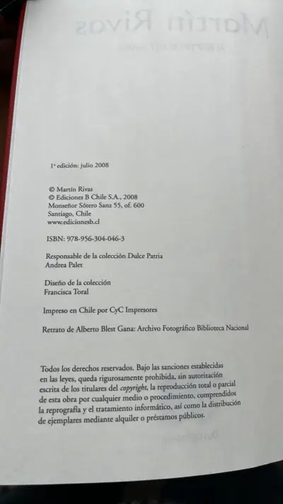Libro Martín Rivas de Alberto Blest Gana - miniatura 3
