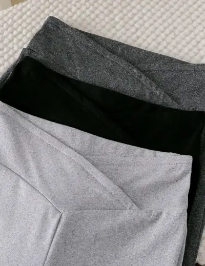 Tripack de calzas acampanados de niña talla 7 - miniatura 2