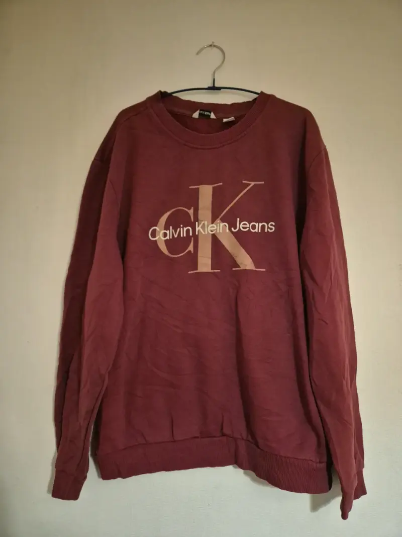 Polerón Calvin Klein Jeans rojo unisex