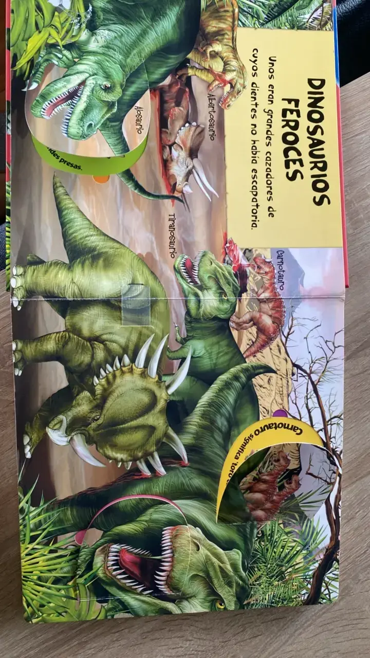 Libro interactivo de dinosaurios con sonidos - 3