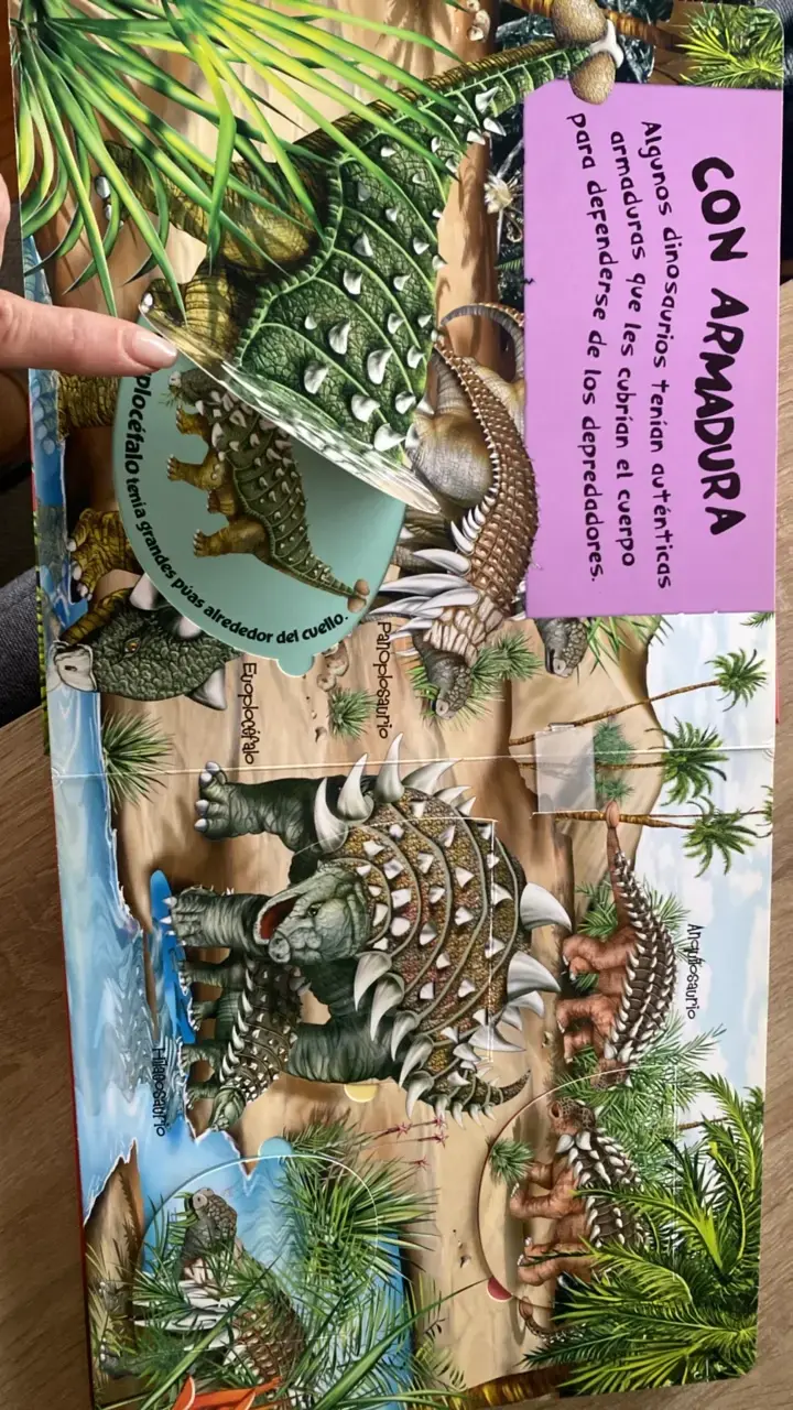 Libro interactivo de dinosaurios con sonidos - 4