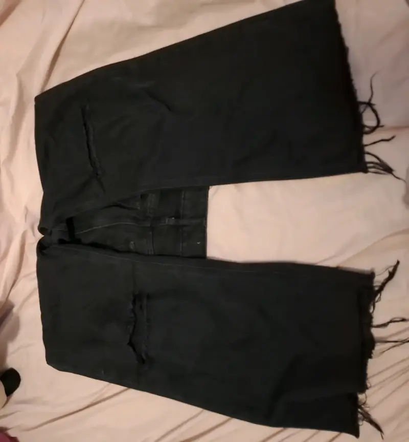 Pantalon de mezclilla negro Americano - 2