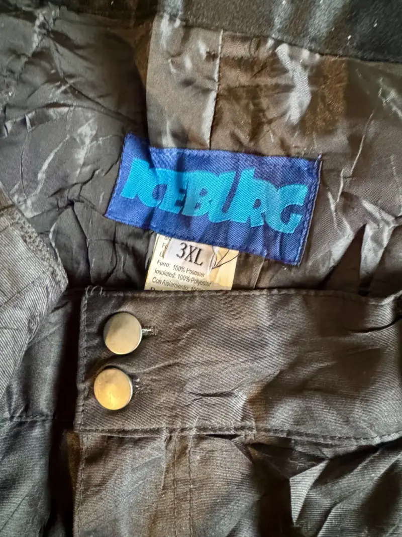 Pantalones Iceberg negros de poliéster talla 3XL - 3