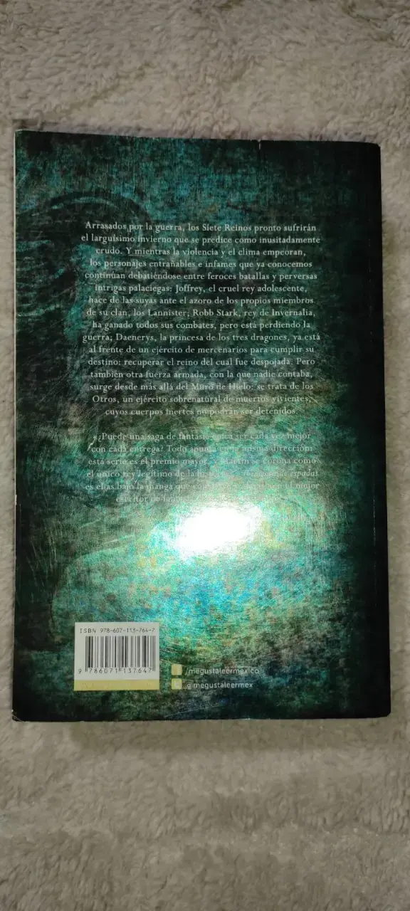 Libro Tormenta de Espadas de George R.R. Martin - 2
