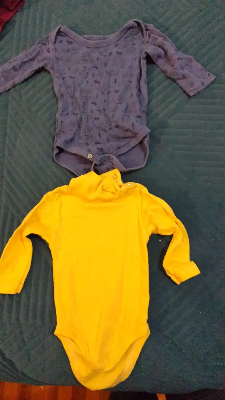 Conjunto de bodies para bebé manga larga