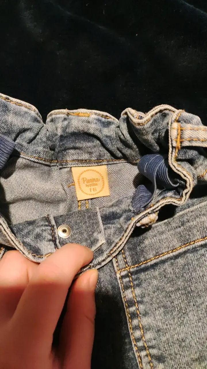 Jeans de mezclilla para niñas talla 6 - 1