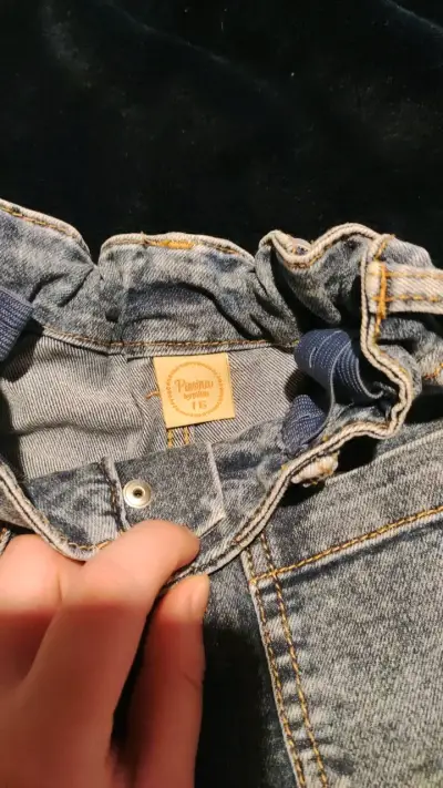 Jeans de mezclilla para niñas talla 6 - miniatura 1