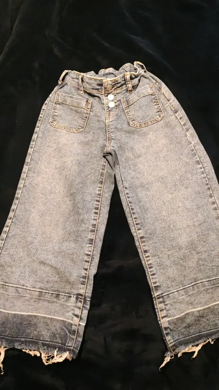 Jeans de mezclilla para niñas talla 6 - 2