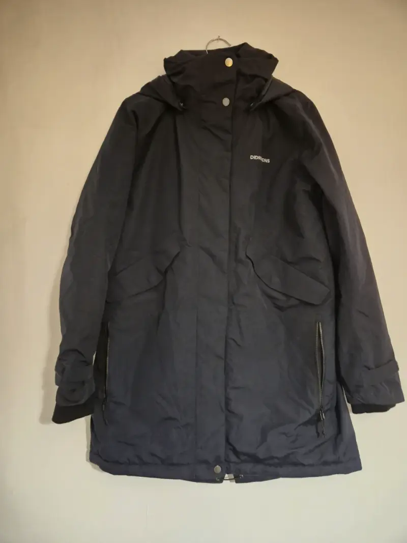 Parka impermeable Didriksons azul con capucha - 1