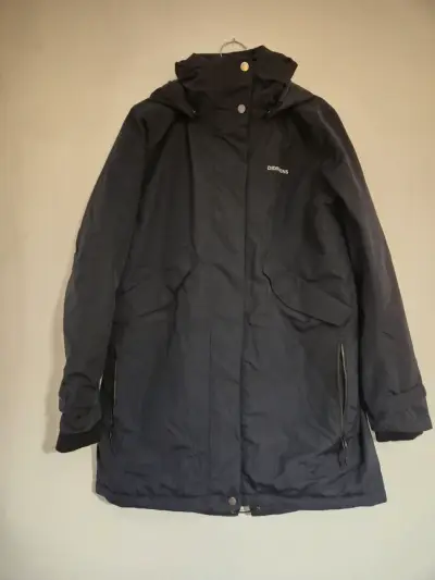Parka impermeable Didriksons azul con capucha - miniatura 1