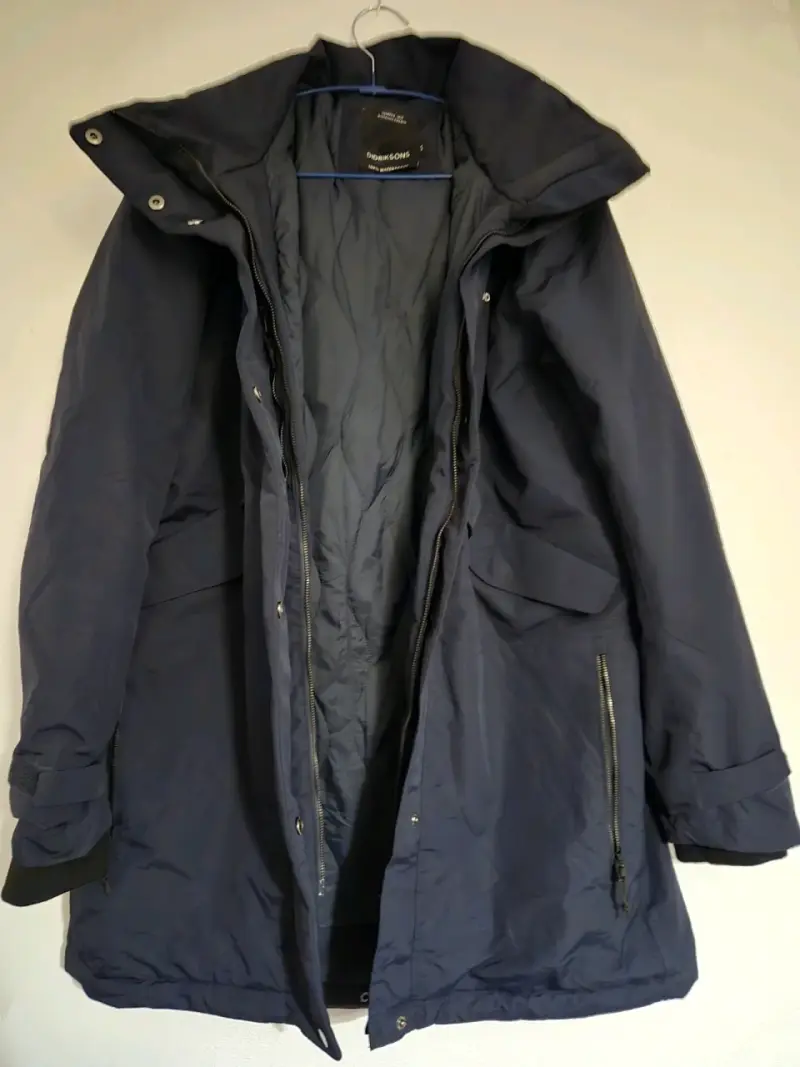 Parka impermeable Didriksons azul con capucha - 3