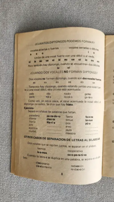 Libros educativos de ortografía y matemáticas - miniatura 5