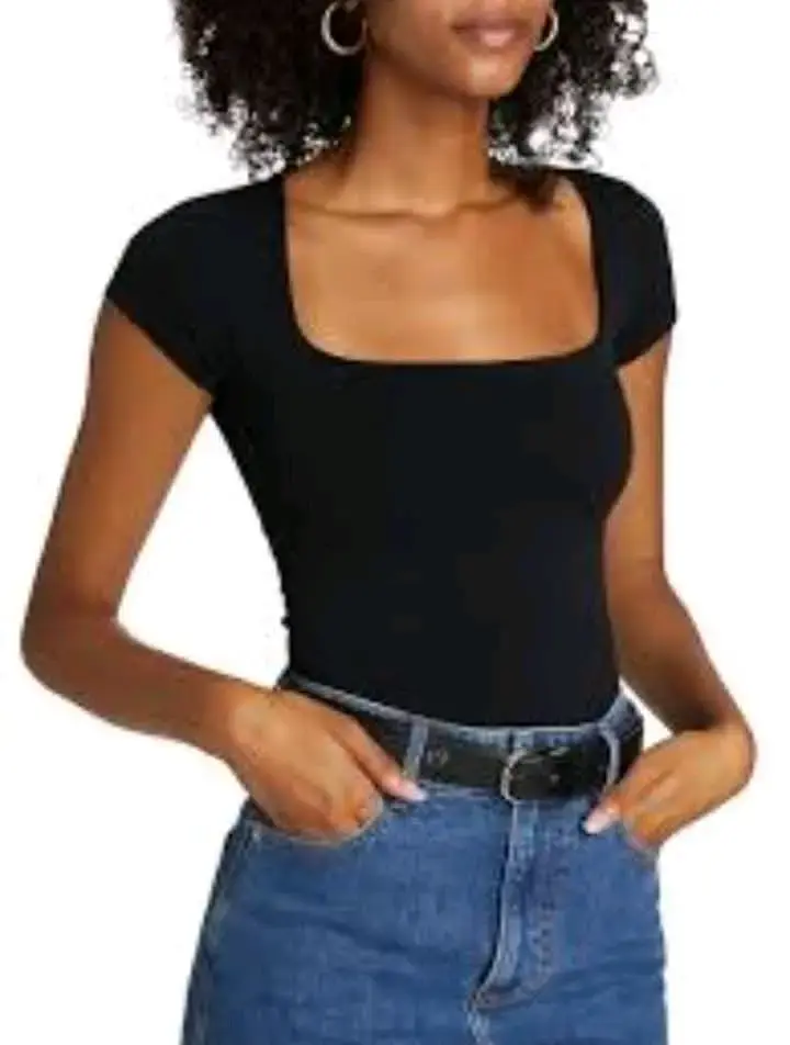 Body negra básica para mujer - 2