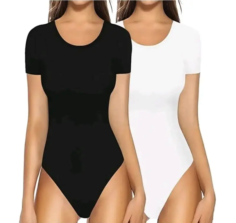 Body negra básica para mujer - 3