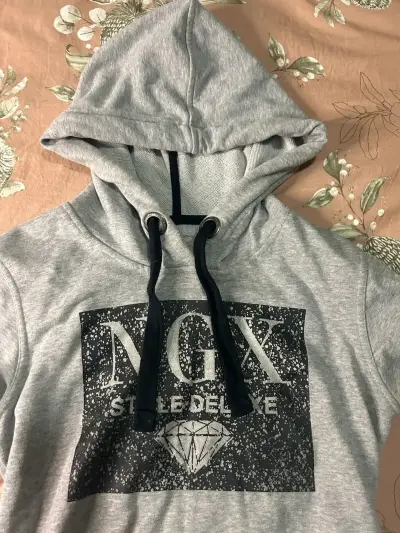 Polerón con capucha gris NGX Style Deluxe - miniatura 1