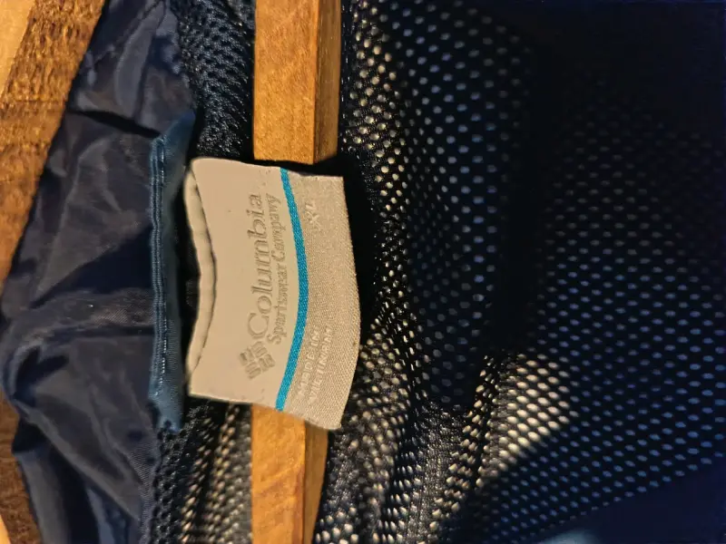 Chaqueta impermeable Columbia azul para hombre - 1