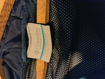 Chaqueta impermeable Columbia azul para hombre - miniatura 1