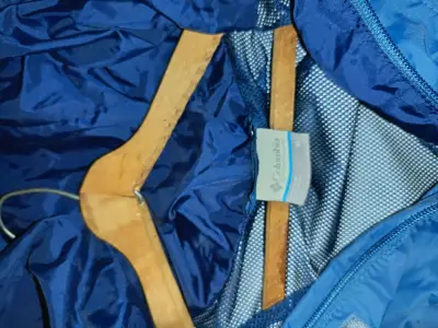 Chaqueta impermeable Columbia azul para hombre - miniatura 2