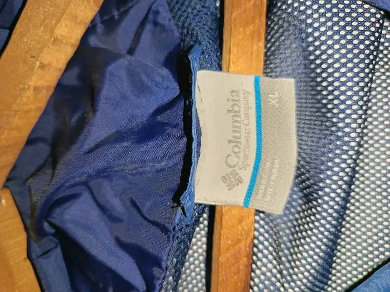 Chaqueta impermeable Columbia azul para hombre - 3