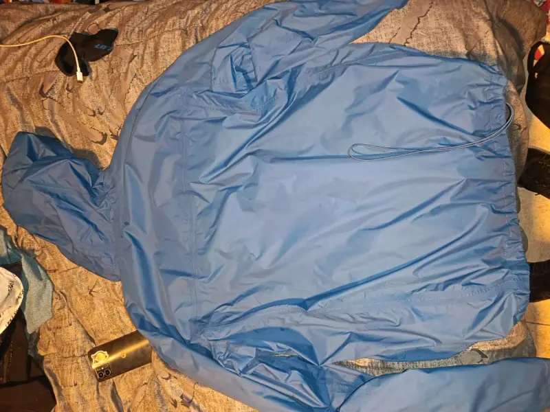 Chaqueta impermeable Columbia azul para hombre - 4