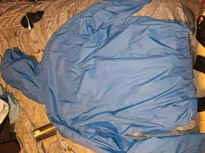 Chaqueta impermeable Columbia azul para hombre - miniatura 4